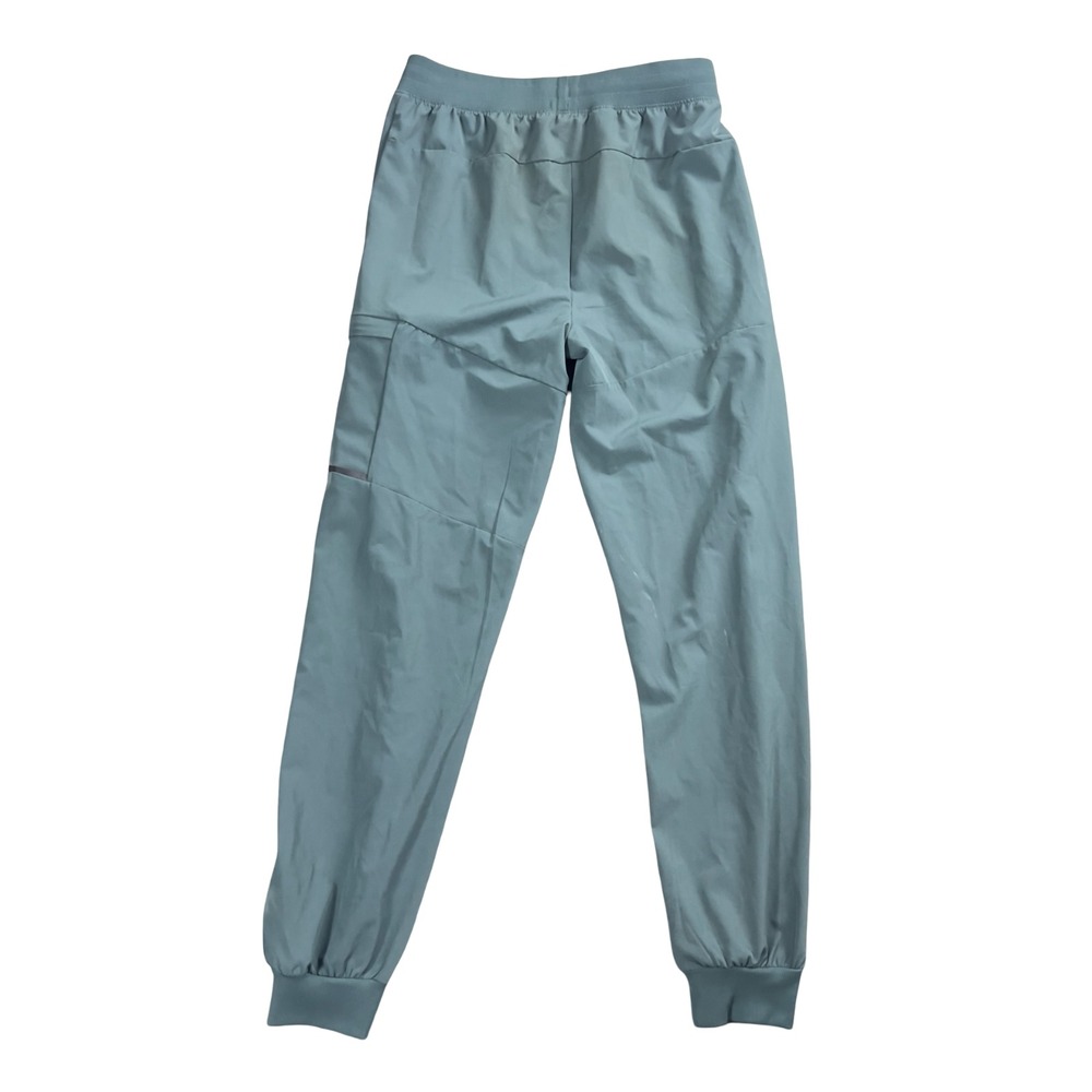 Layer 8 Mens Large L Blue Athleisure Joggers Cargo Zip Pocket Drawstring Pants L
